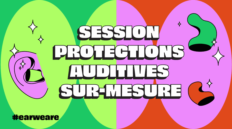 Session moulages de protections auditives sur mesure