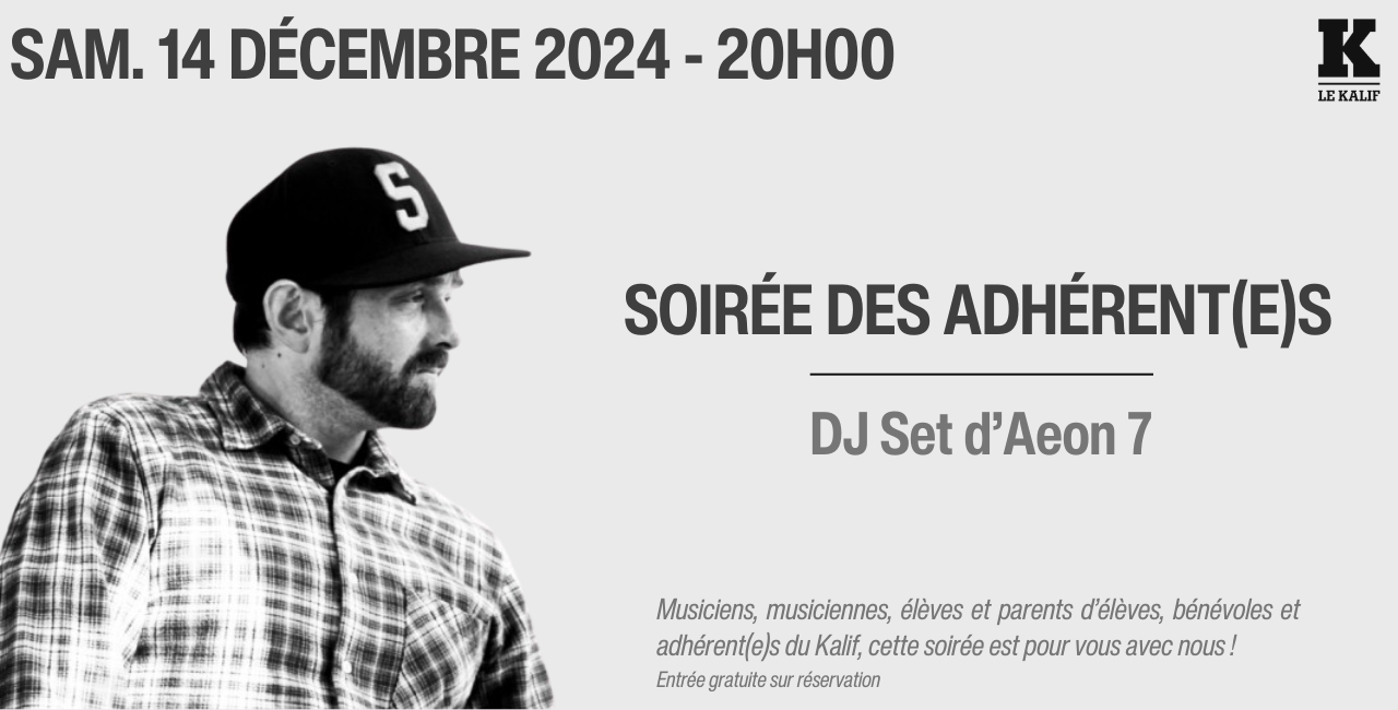 Soirée des adhérent(e)s du Kalif