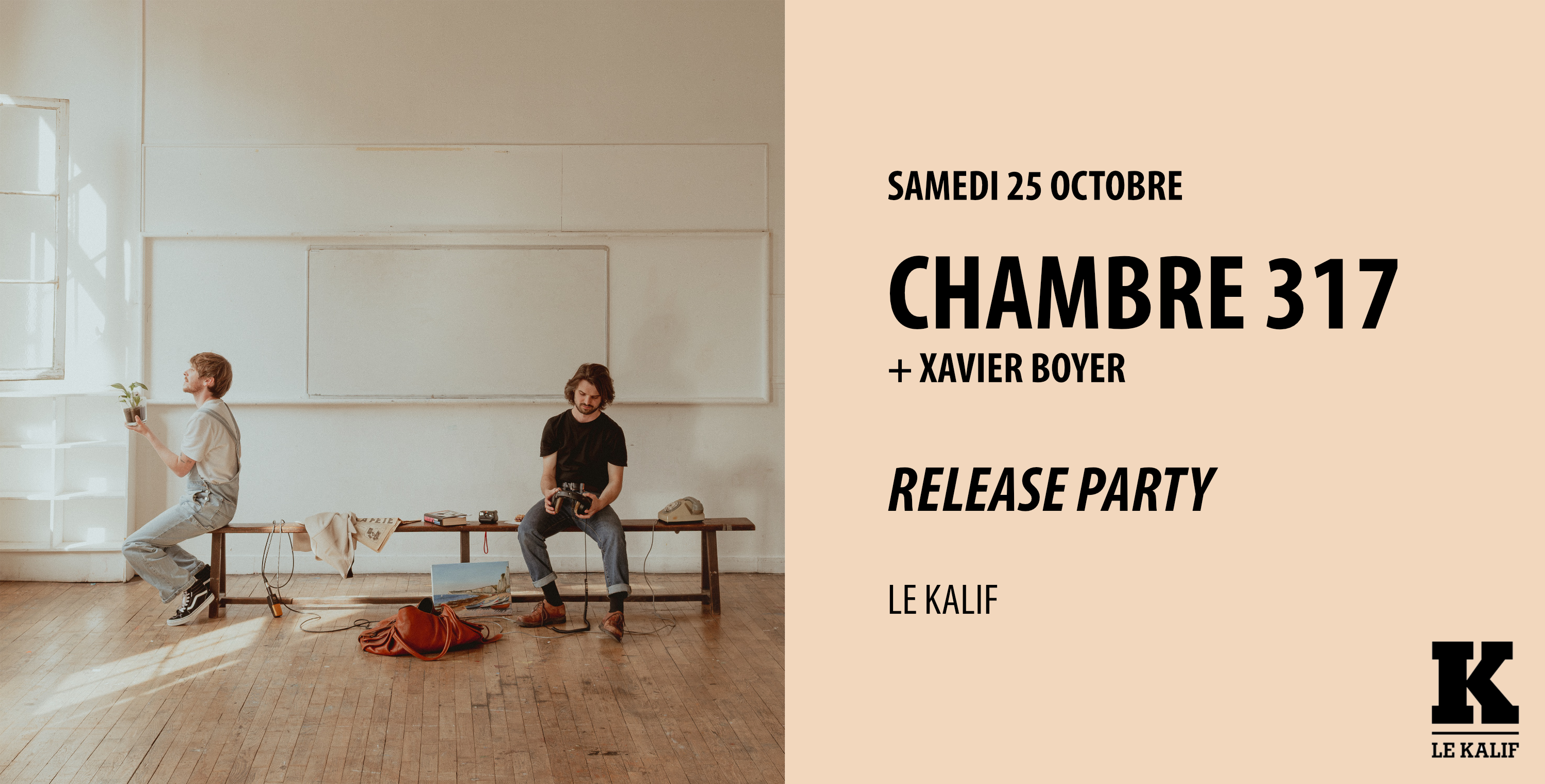 Release Party : Chambre 317 / Xavier Boyer